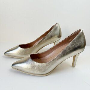 Cole Haan Shoes Gold Grand 360 Ambition Pumps Pointed Toe Stiletto